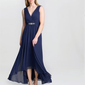 Pandora Wrap Effect Hi-Lo Dress
