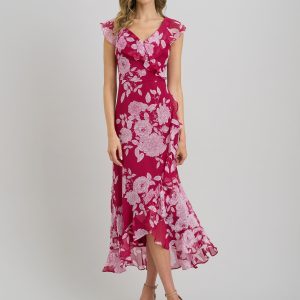 Marilyn Floral Print Yoryu Dress