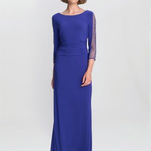 Hollie Embellished Sleeve Maxi Dress
