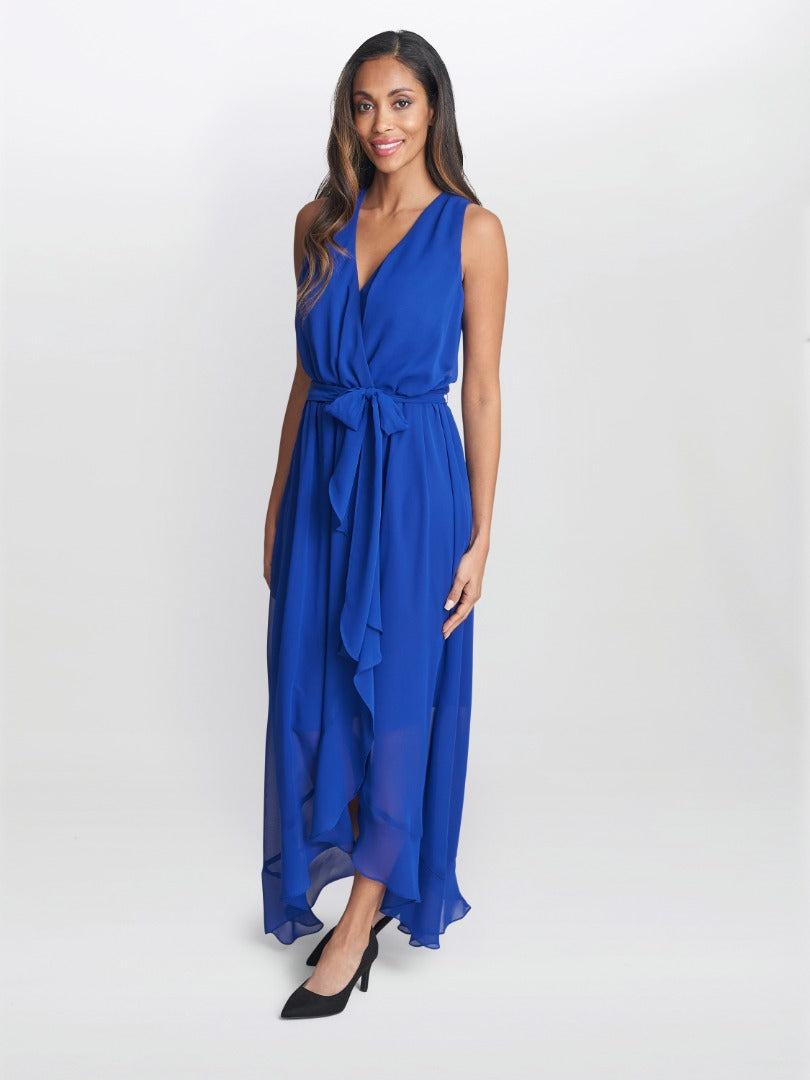 Imogen Sleevless Wrap Dress - Image 5
